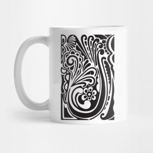 Plants Abstract Art Mug